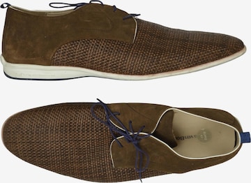 Floris van Bommel Halbschuh 47 in Braun: Vorderseite