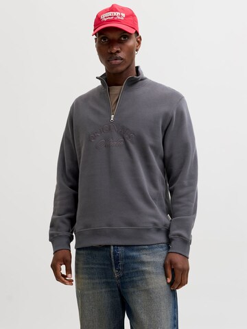 JACK & JONES Sweatshirt in Grau: Vorderseite