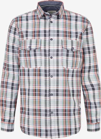 TOM TAILOR Button Up Shirt in Mixed colours: front