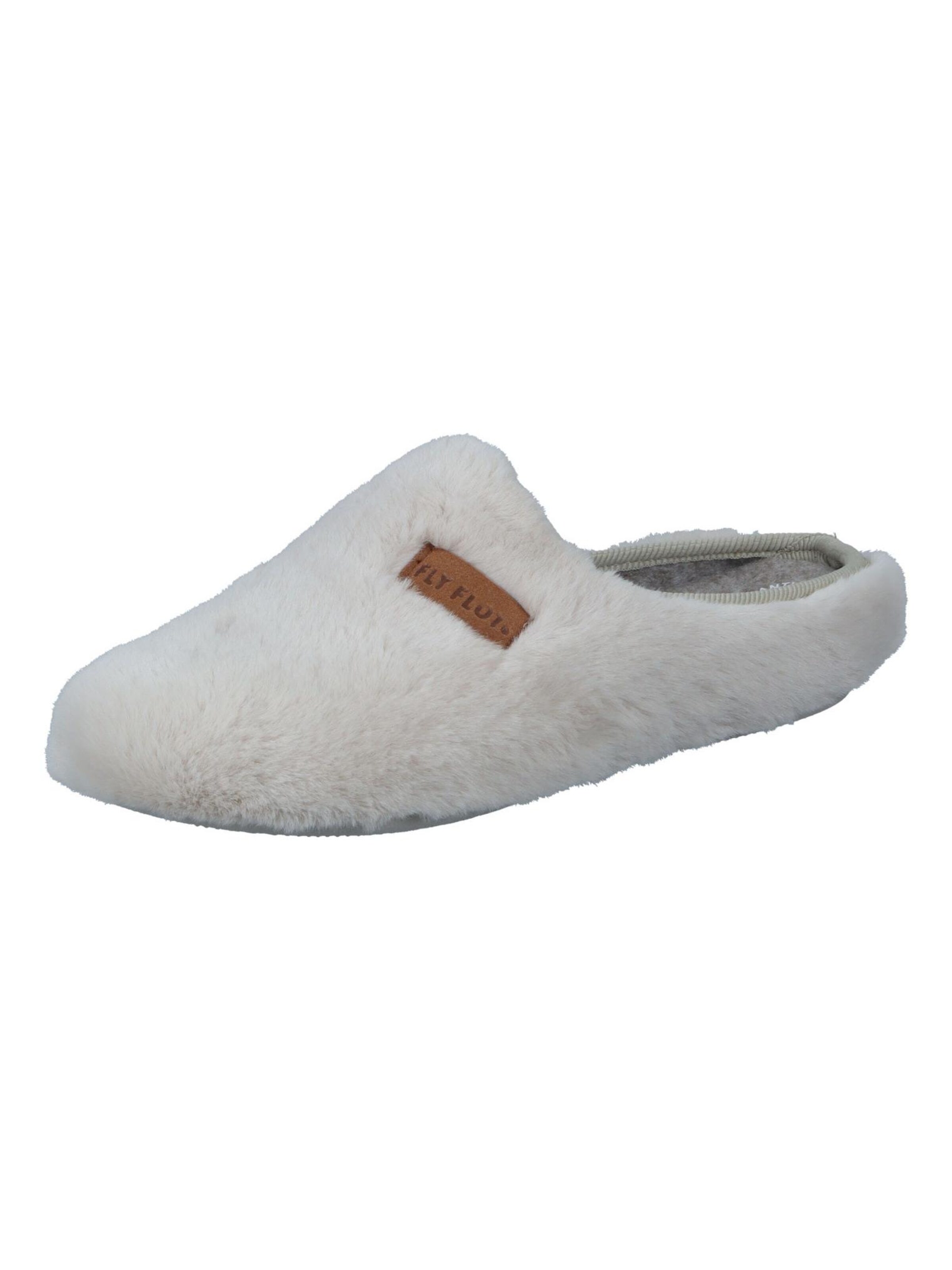 FLY FLOT Slippers in Beige: front