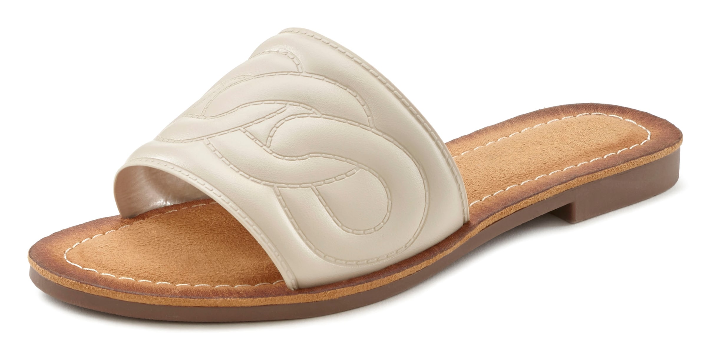 Mule VIVANCE en blanc : devant