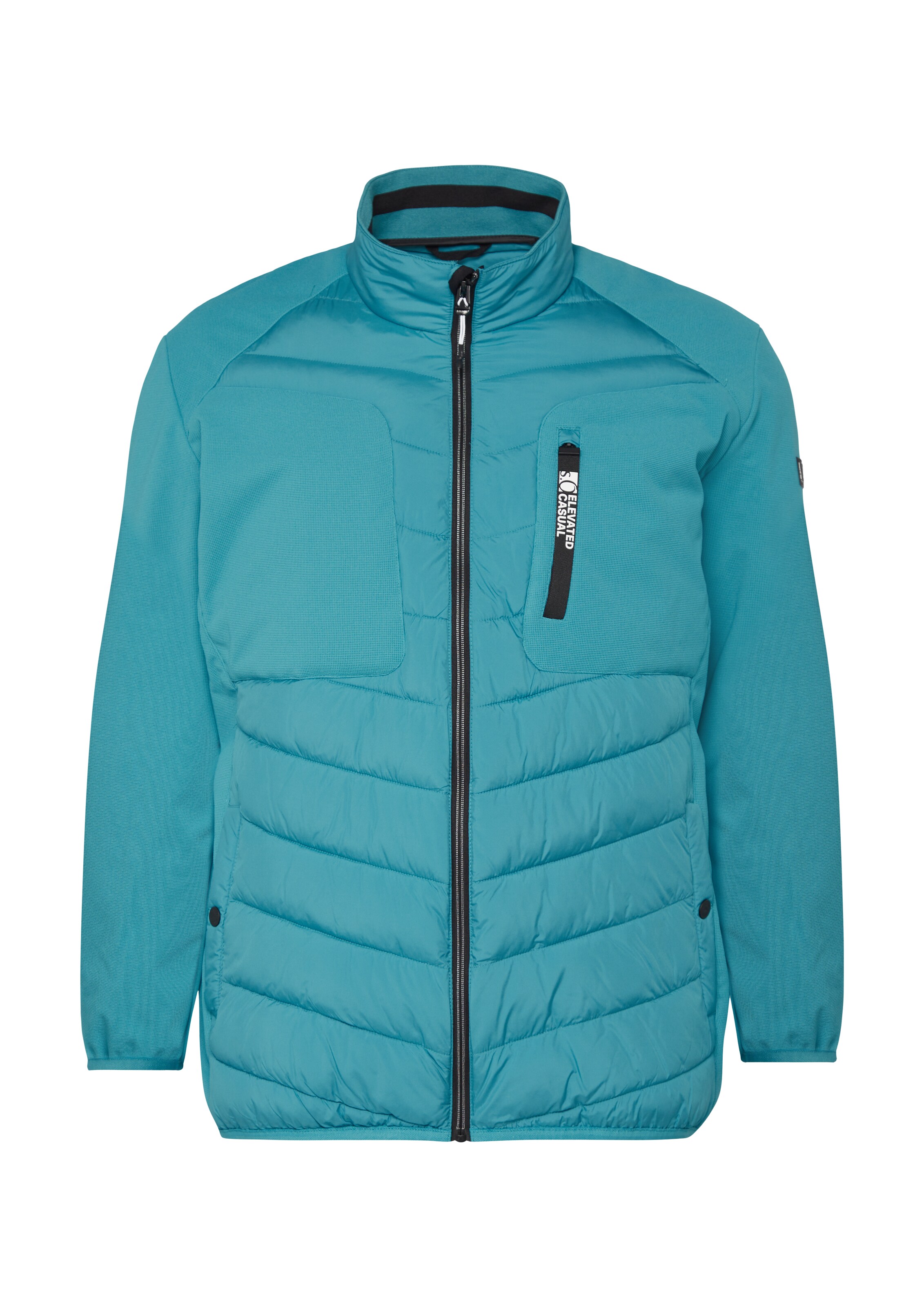 s.Oliver Men Big Sizes Übergangsjacke in Grün: Vorderseite