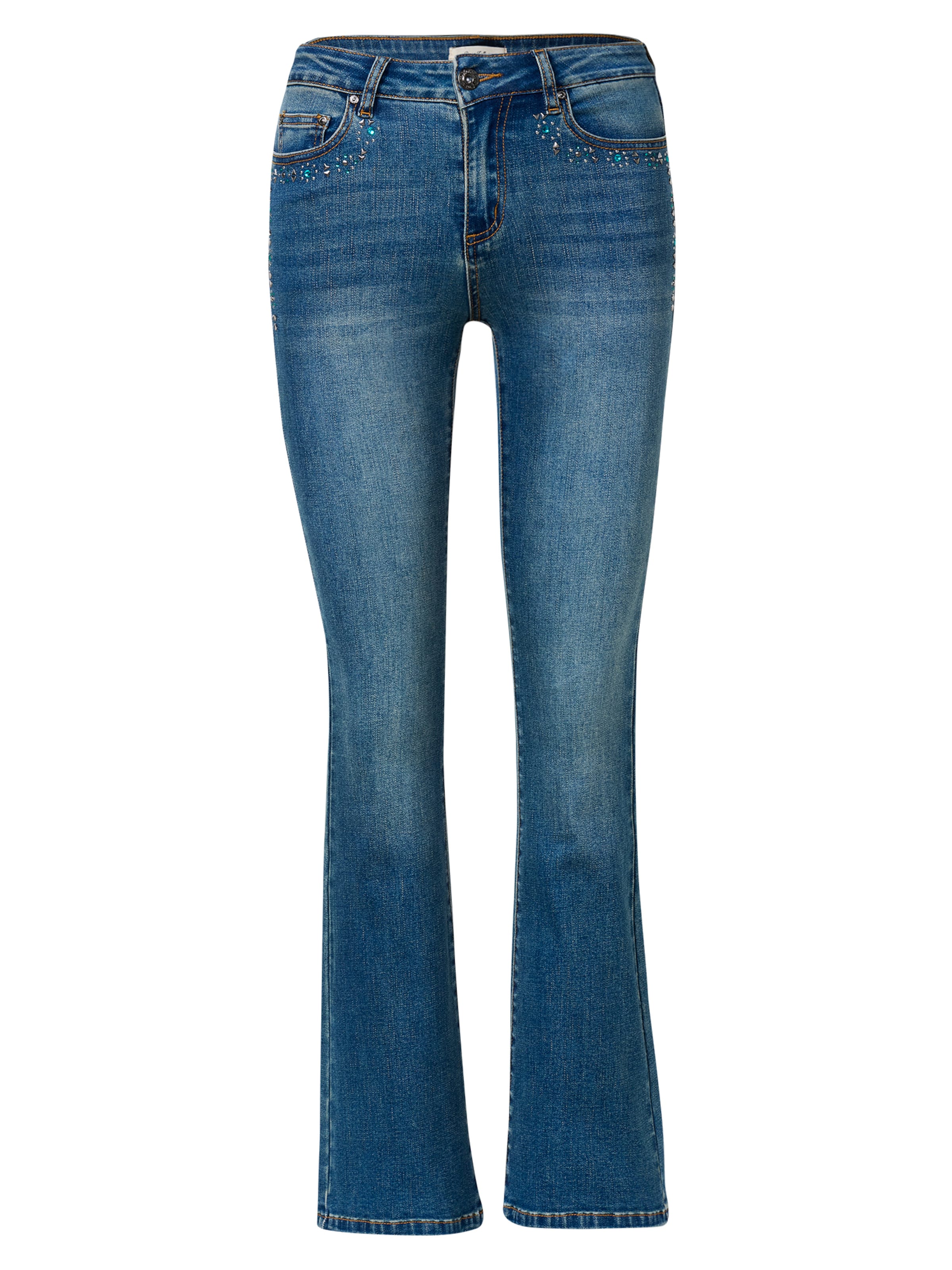 KOROSHI Обычный Джинсы в Синий: спереди