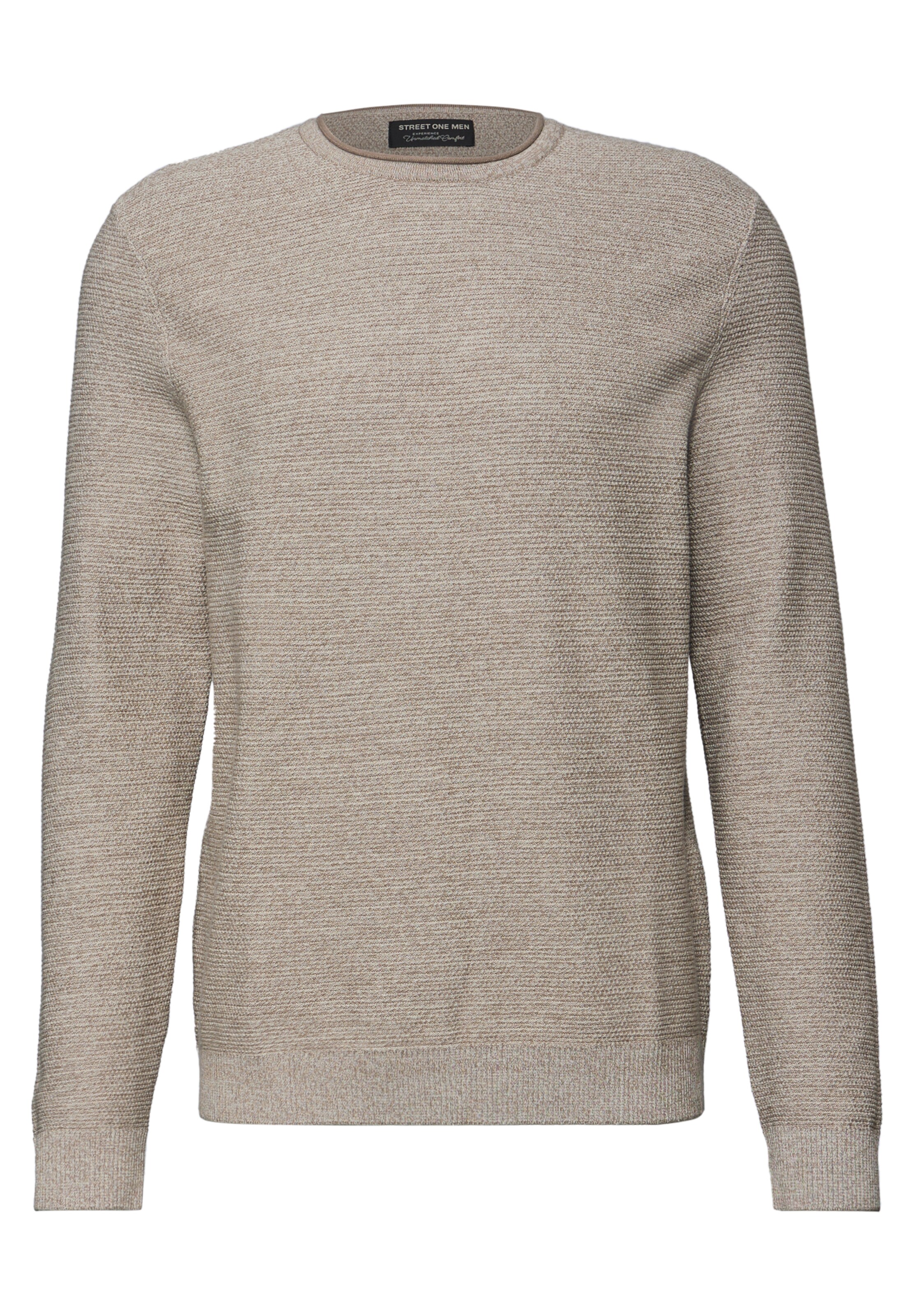 Street One MEN Sweater in Beige: front