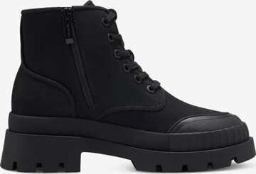 TAMARIS Lace-Up Ankle Boots in Black