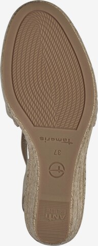 TAMARIS Pumps med slynger i beige