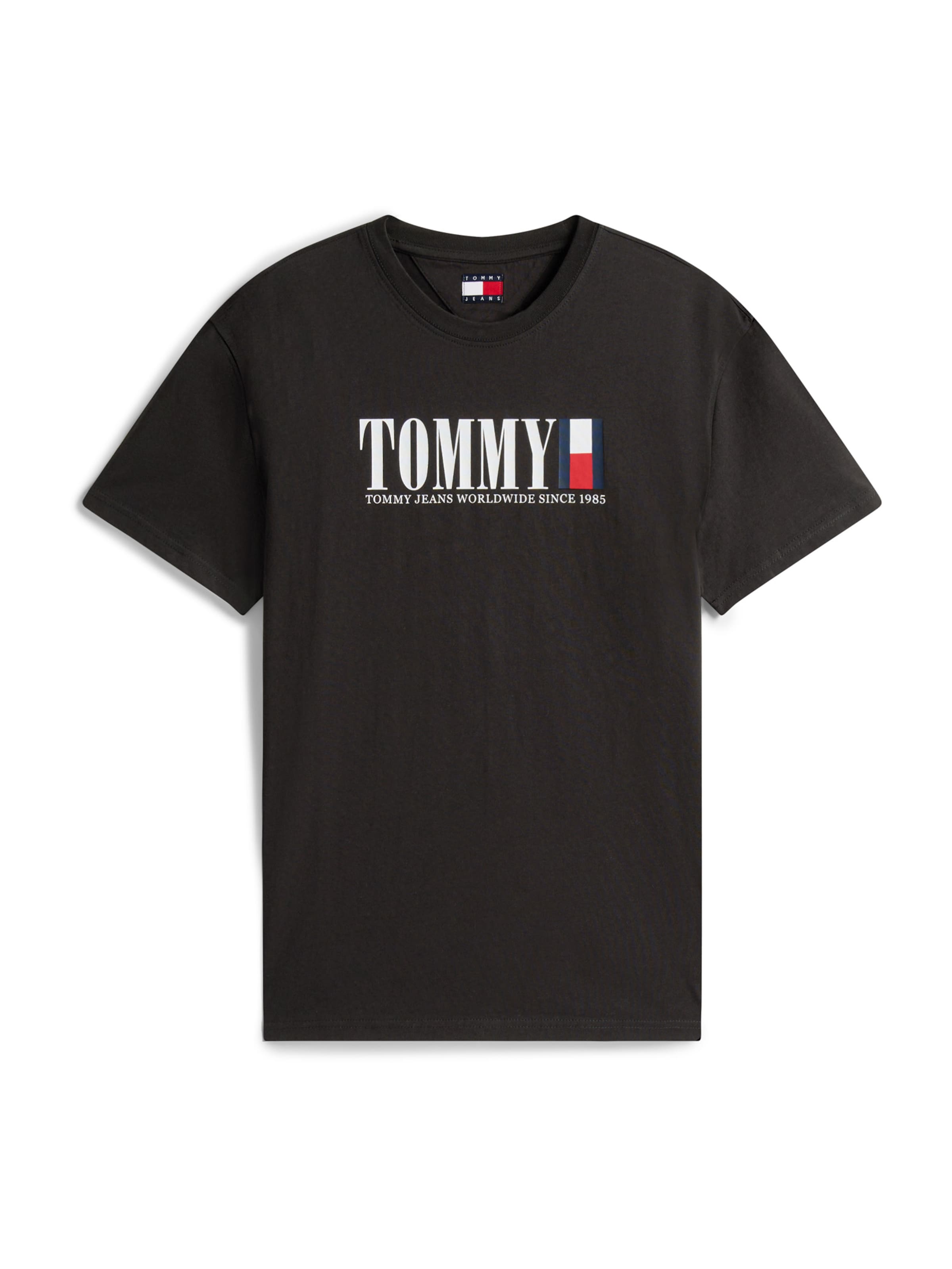 Tommy Jeans Tričko - Čierna: predná strana