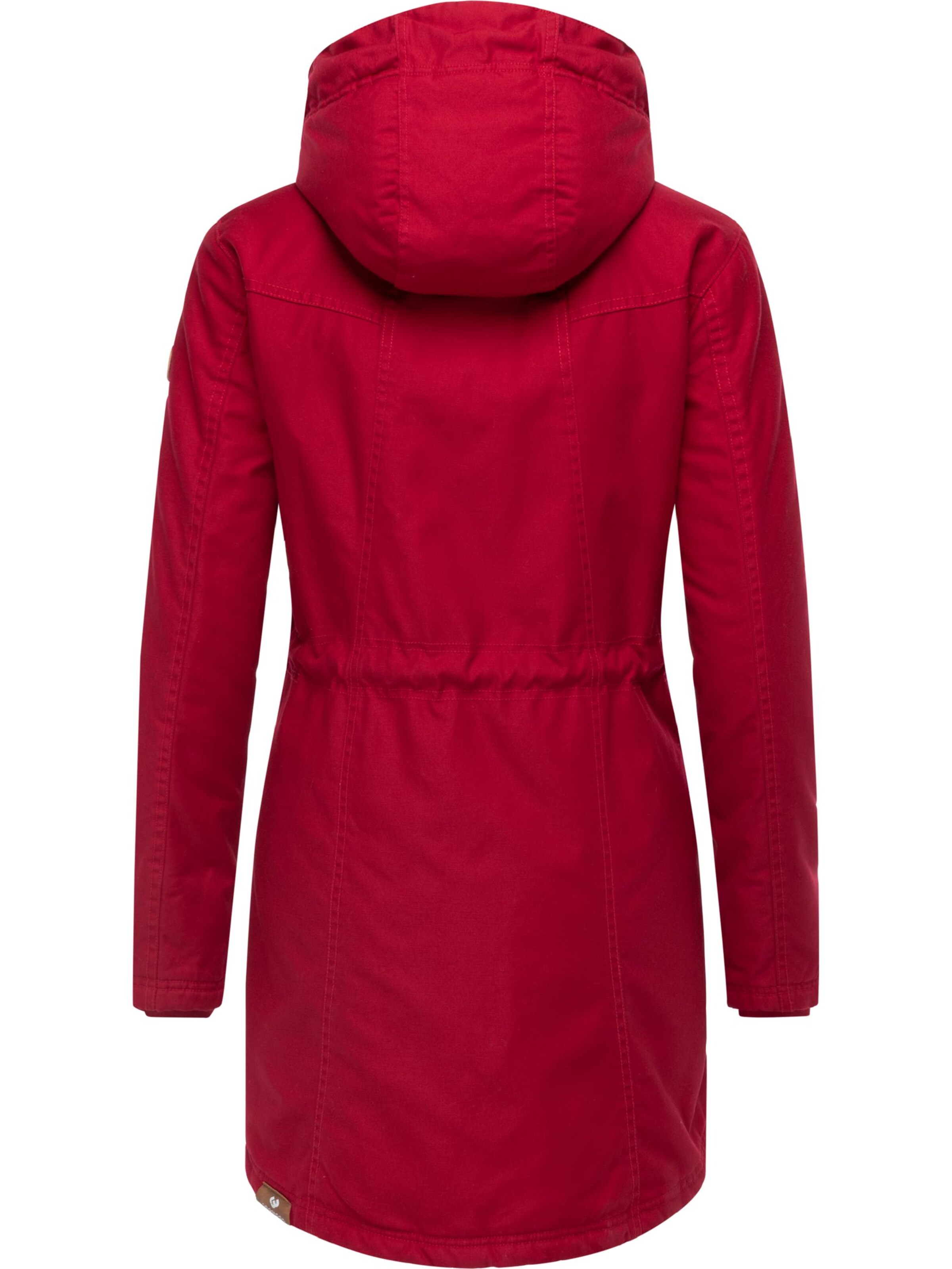Ragwear Winter parka 'Elsie' in Red