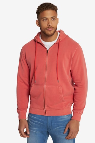 JP1880 Fleece jas in Roze: voorkant