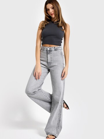 Loosefit Jean 'Loose Mid Rise Jeans' IT'S BASIC en gris