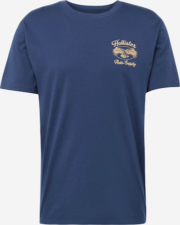 HOLLISTER T-shirt i blå: framsida