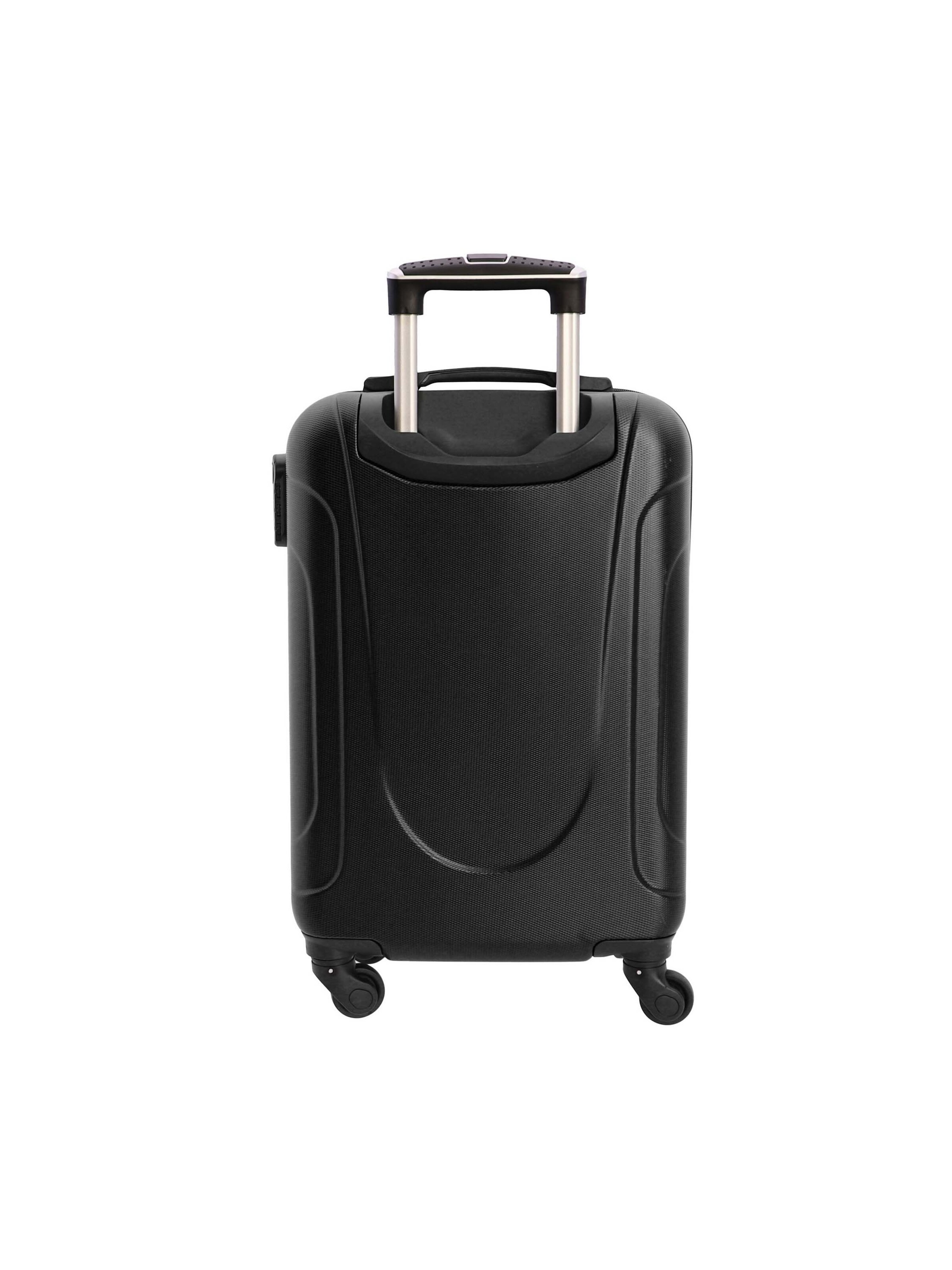 Coronel Tapioca - Carrito 'Coronel Tapioca - Maletas de Viaje Cabina - Maleta Cabina - Maletas de Viaje - Apta para Ryannair- Trolley Equipaje para Avion Resistente con 4 Ruedas de 360º y candado' en negro