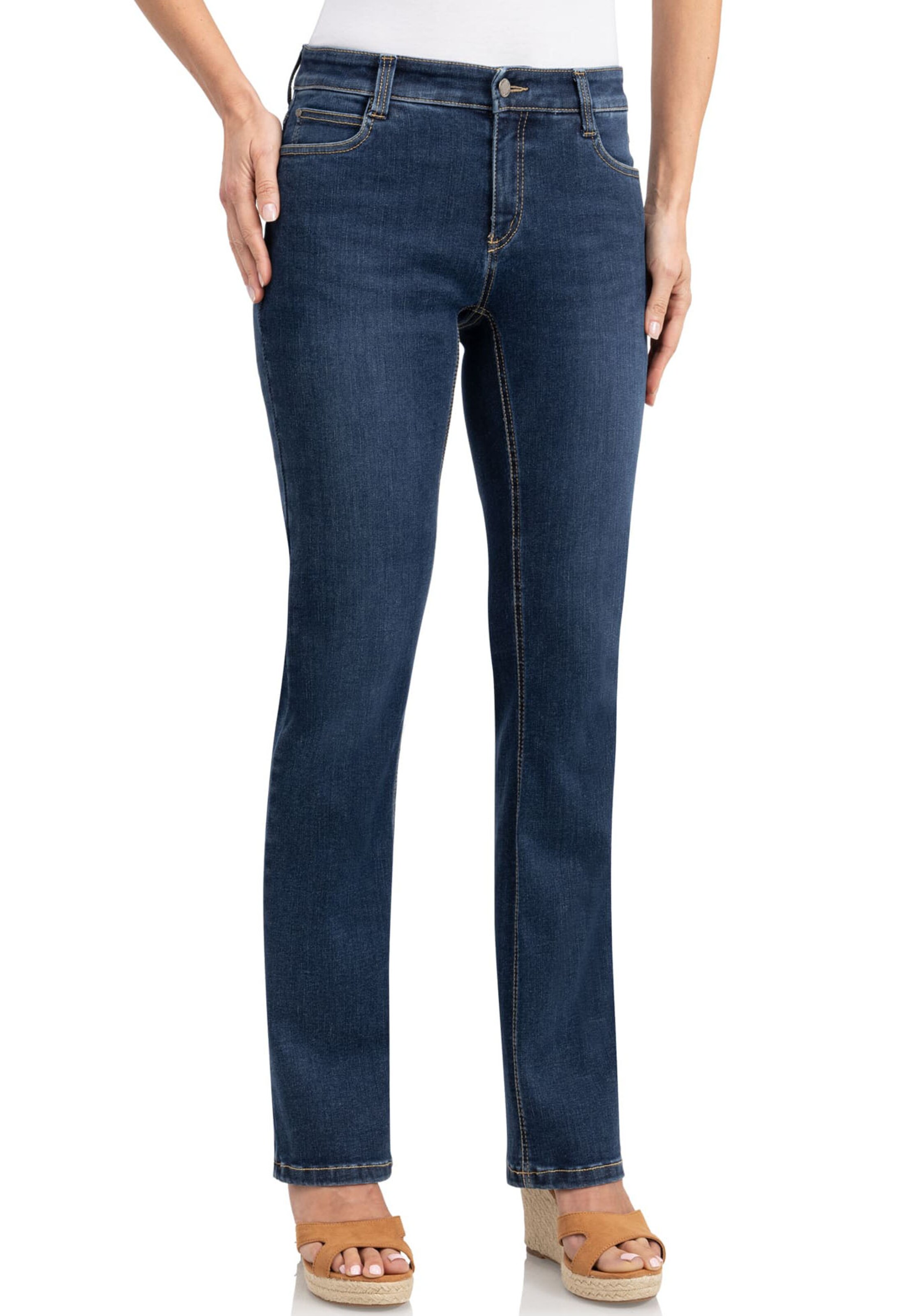 wonderjeans Boot cut Jeans in Blue: front