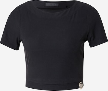 juoda GUESS Marškinėliai 'PRISCA': priekis