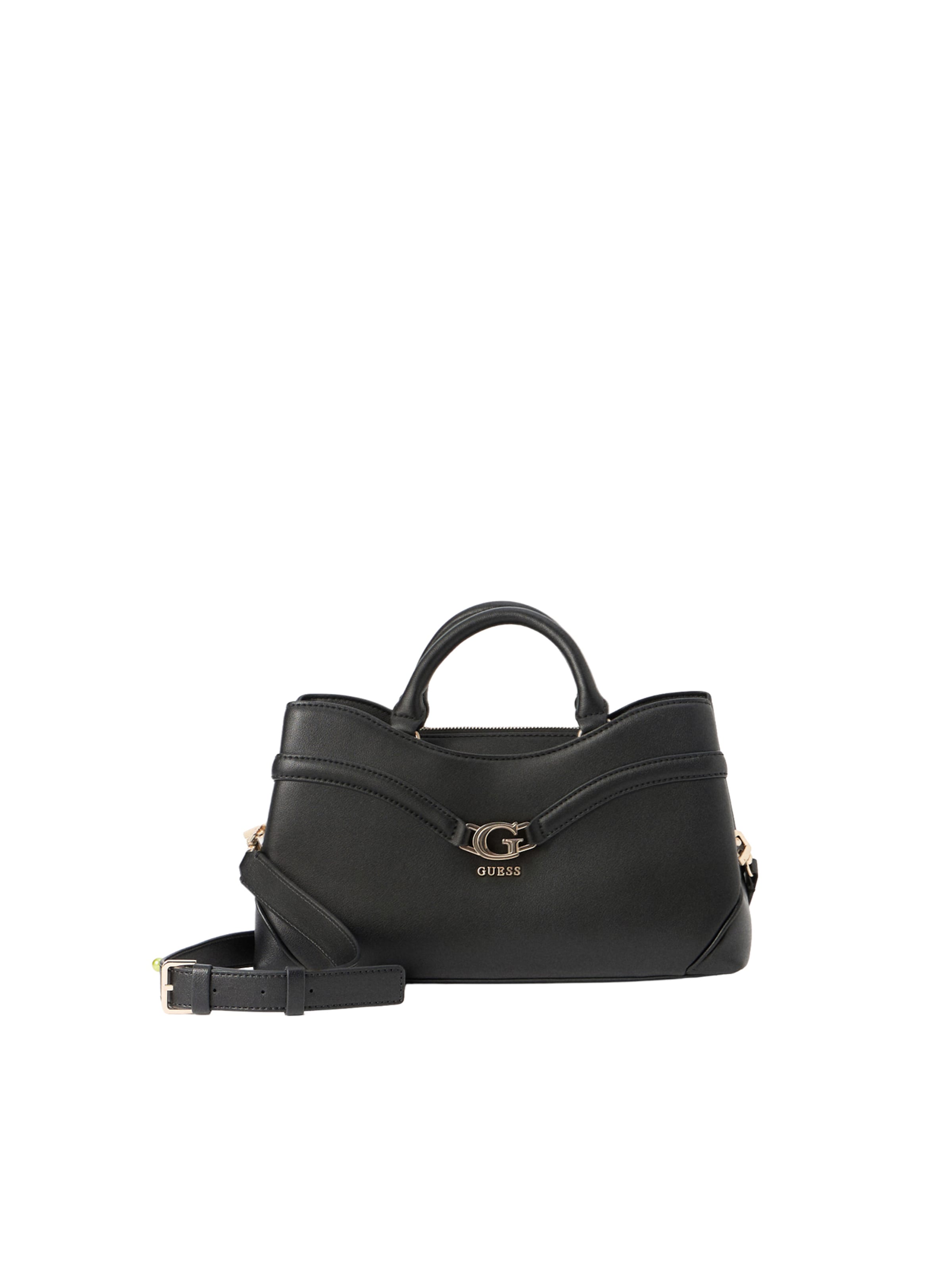 Sacs à main 'DEA GIRLFRIEND SATCHEL' GUESS en noir : devant