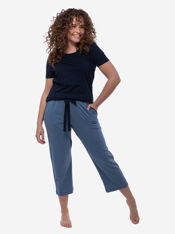 Ammann Pajama 'Night & Home' in Blue