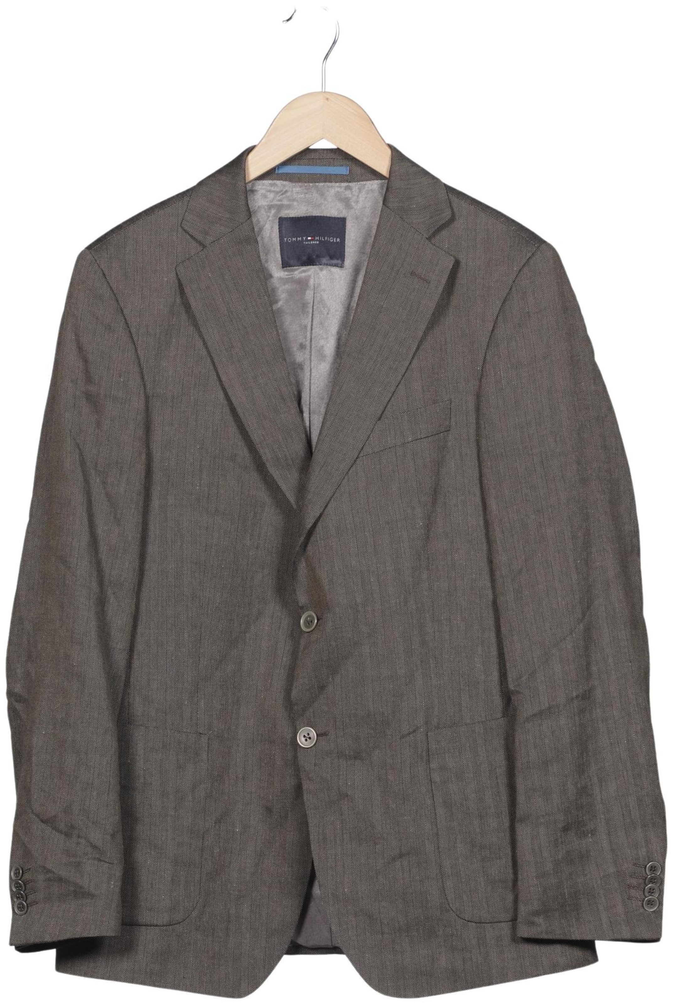 Tommy Hilfiger Tailored Suit Jacket in M-L in Grey: front