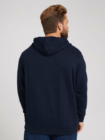 TOM TAILOR Men + Sweatshirt in Blue