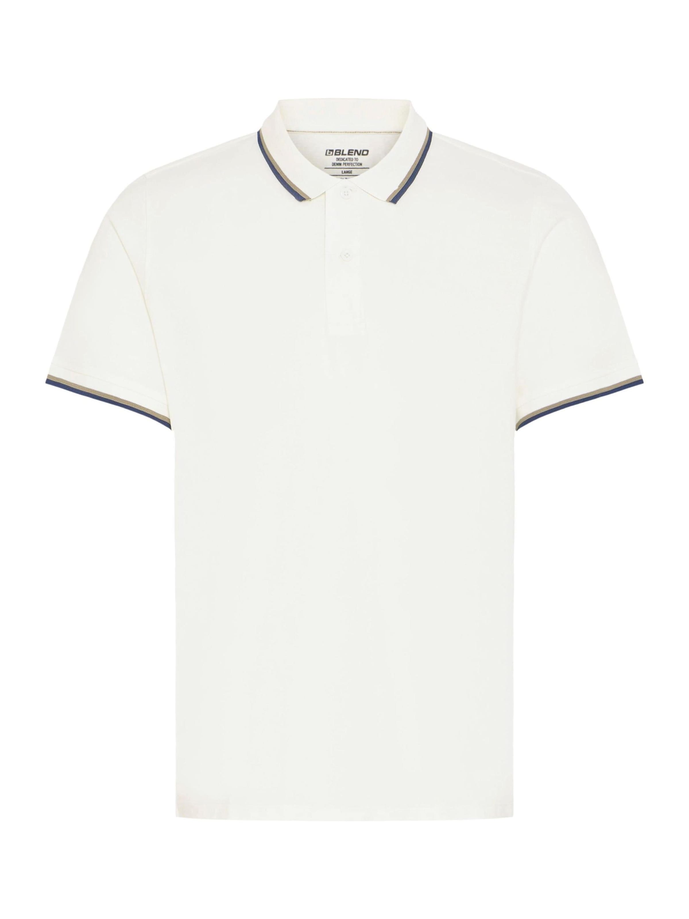 BLEND Shirt in Wit: voorkant