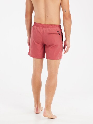 PROTEST Badeshorts 'FASTER' in Rot: Vorderseite