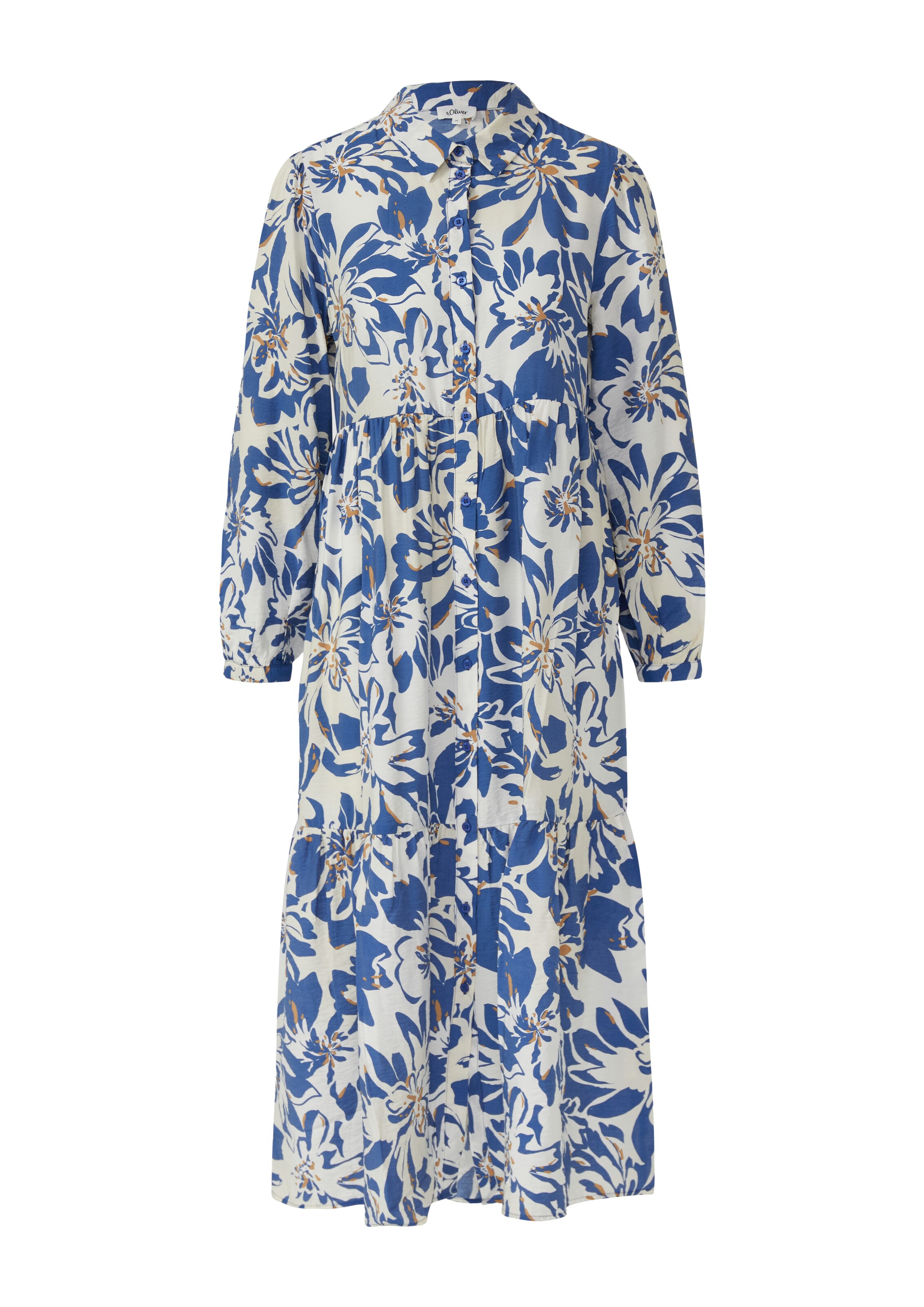 s.Oliver Košeľové šaty - Béžová: predná strana