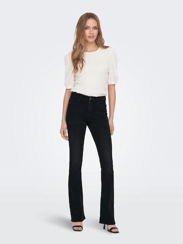 ONLY Flared Jeans 'Blush' in Schwarz