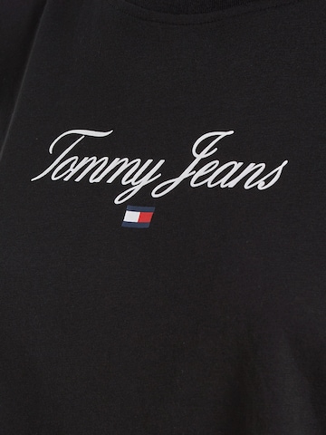 Tommy Jeans Curve T-Shirt 'Essential' in Schwarz