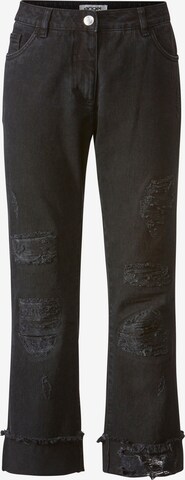 Angel of Style Regular Jeans in Black: front