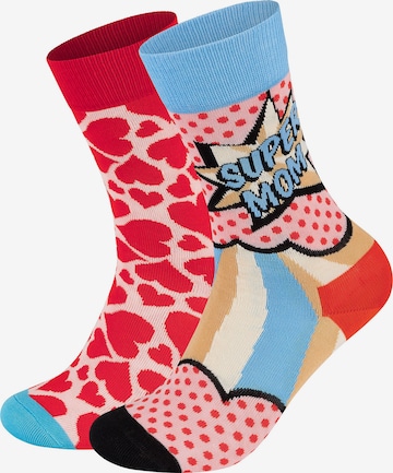 Chaussettes 'Mother's Day' Happy Socks en mélange de couleurs : devant