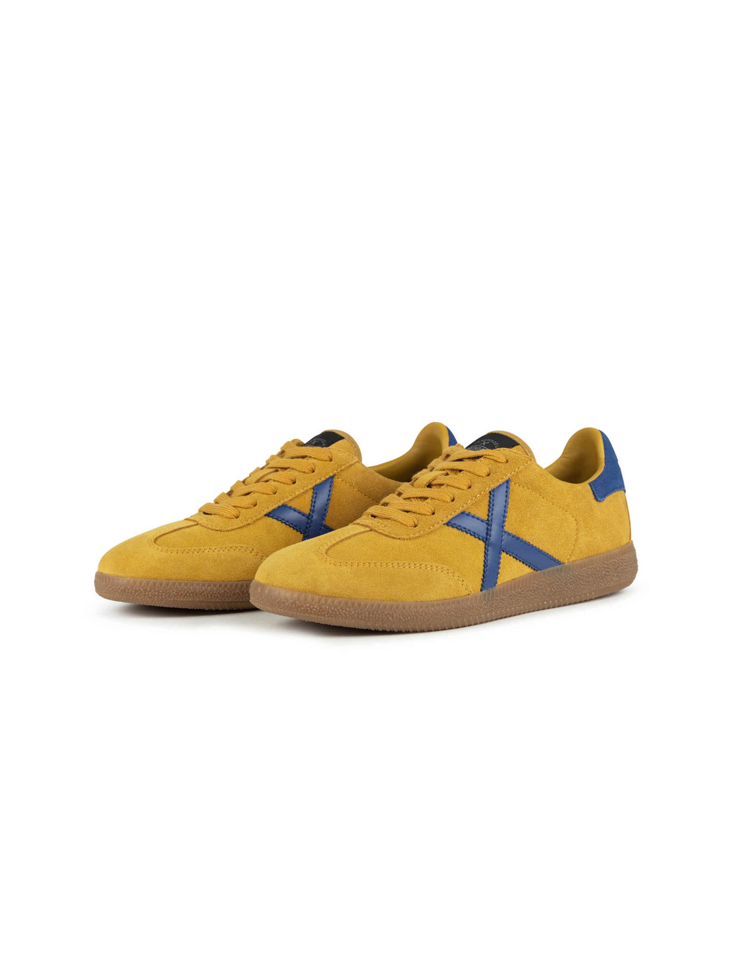 Sneaker bassa 'BARRU' di MUNICH in giallo: frontale