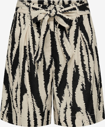 JDY Regular Pleat-front trousers 'PALERMO' in Beige: front