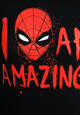 LOGOSHIRT Shirt 'Marvel Comics' in Black