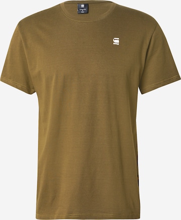 G-STAR Tričko - Zelená: predná strana