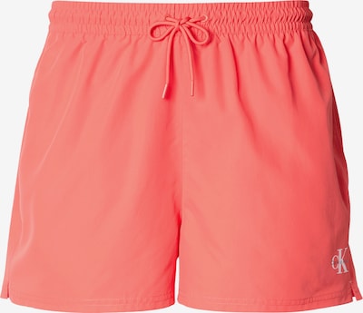 Maudymosi trumpikės iš Calvin Klein Swimwear, spalva – avietinė / juoda / balta, Prekių apžvalga