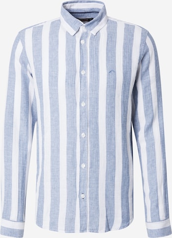 INDICODE JEANS Button Up Shirt in Blue: front