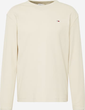 T-Shirt Tommy Jeans en beige : devant