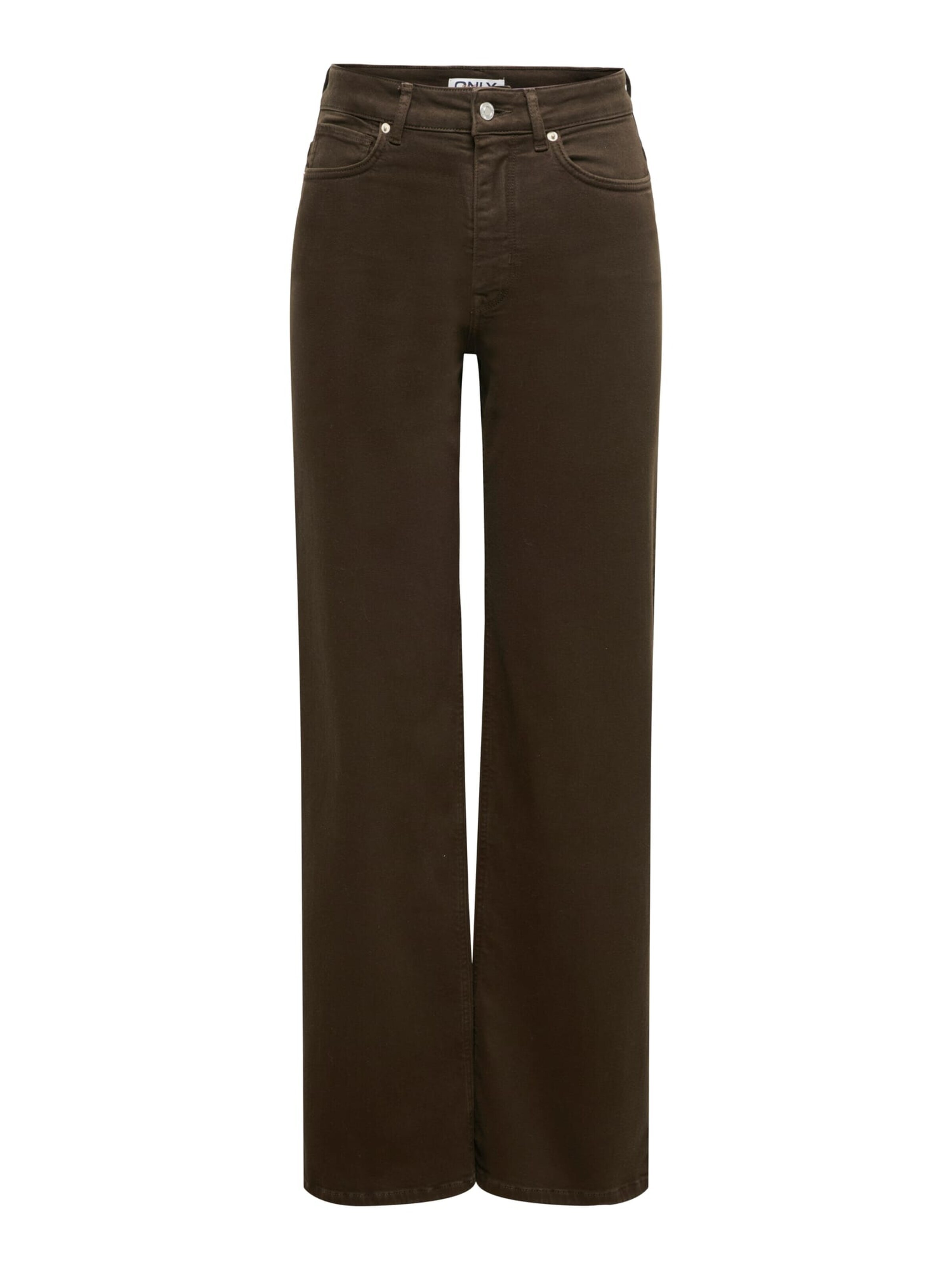 ONLY Baggy Jeans 'Madison' in Bruin: voorkant