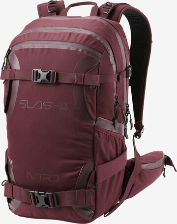 NitroBags Backpack 'Slash' in Red