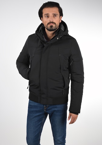 INDICODE JEANS Winterjacke 'Madot' in Schwarz: predná strana