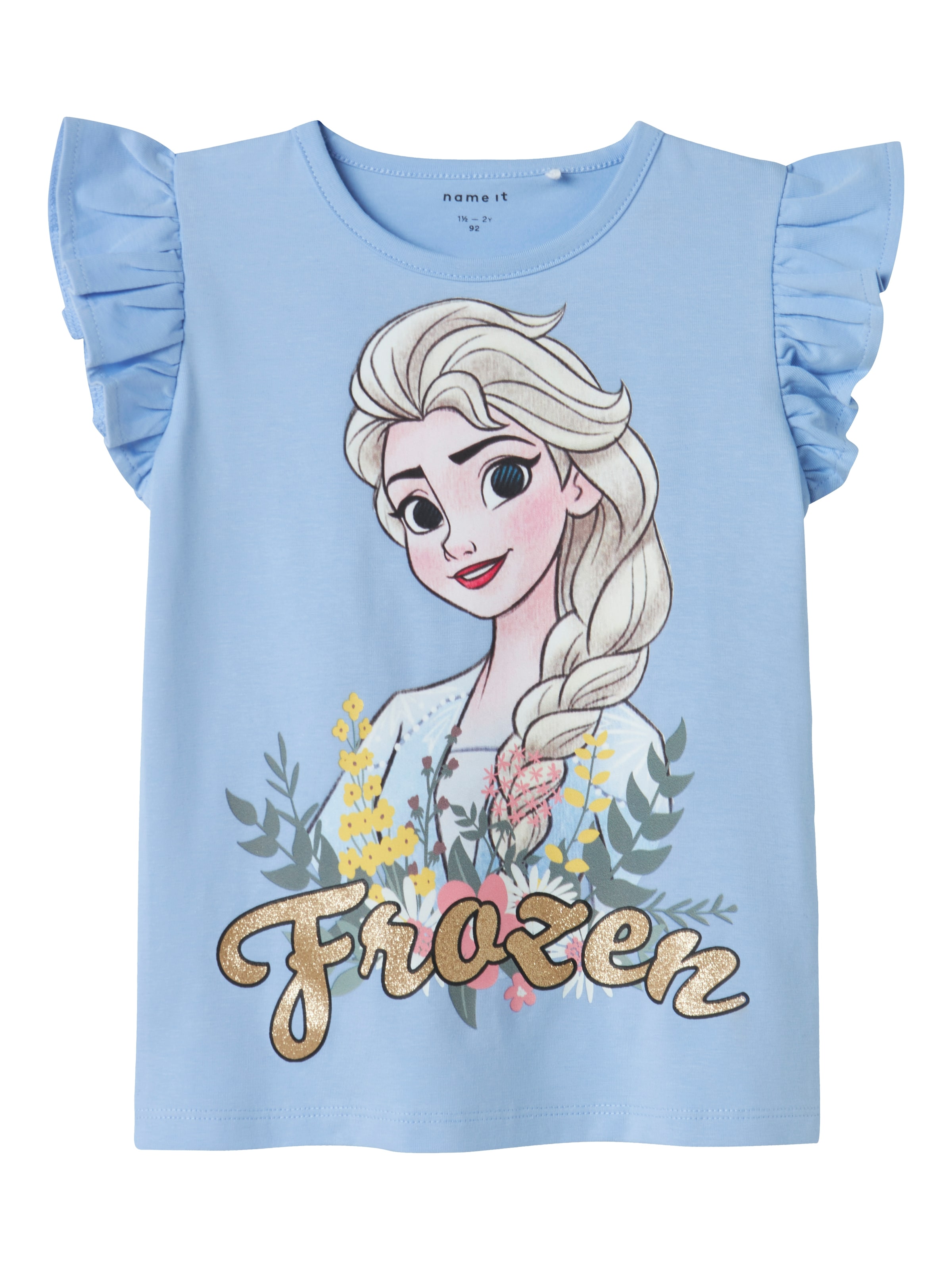 NAME IT Shirt 'NMFABLA FROZEN' in Blue: front