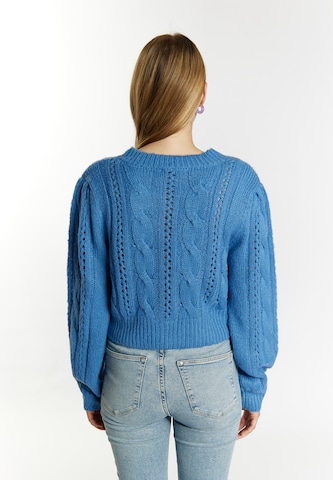 Geacă tricotată 'Keepsudry' de la MYMO pe albastru