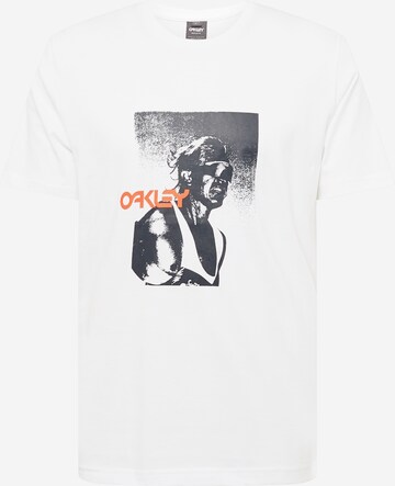 T-Shirt fonctionnel 'Scott Tinley' OAKLEY en blanc : devant