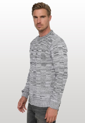 Rusty Neal Pullover in Grau: predná strana