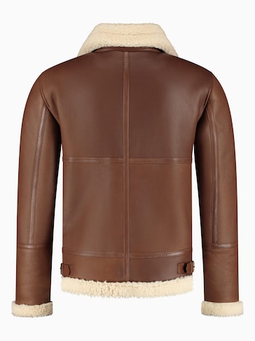 CYCAS D'OR - Chaqueta de invierno 'HUNTER SHEARLING HERITAGE' en marrón