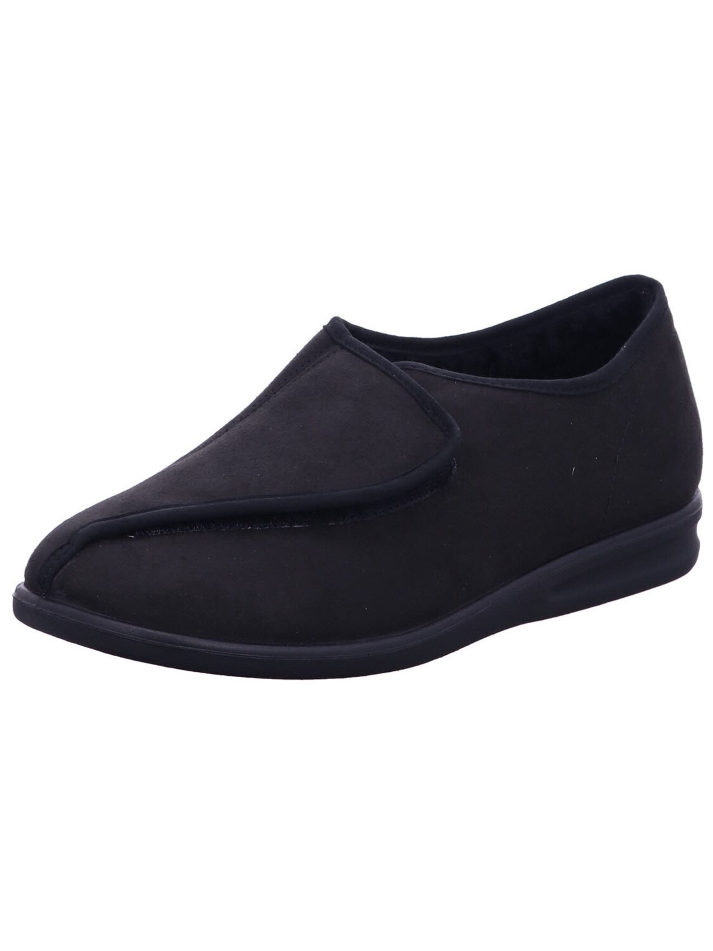 JOSEF SEIBEL Slip-On 'Hausschuh Herren 18103931/100 Textil in schwarz' i svart: framsida