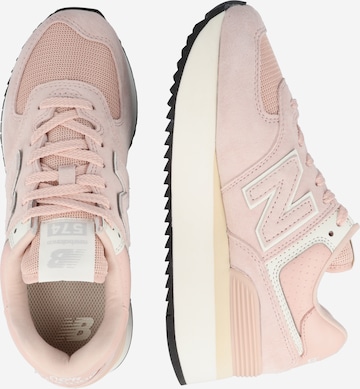new balance - Zapatillas deportivas bajas '574' en rosa