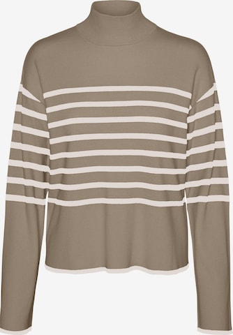 VERO MODA Pullover 'NEW HAPPINESS' in Braun: predná strana