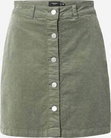 VERO MODA - Falda 'RINE' en verde: frente