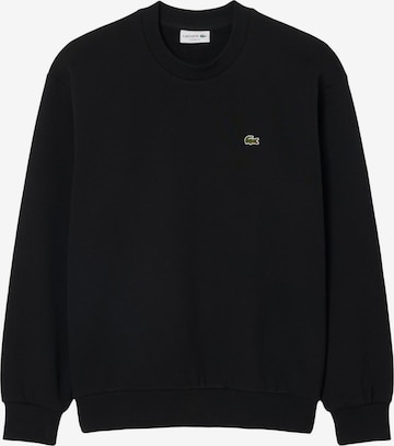 LACOSTE Sweatshirt in Black: front