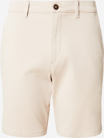 JACK & JONES Lærredsbukser 'JWHKOWIE' i brun: forside